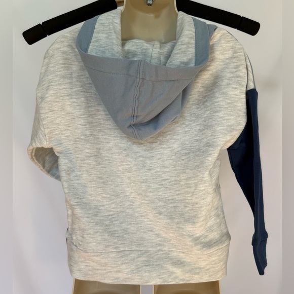 Kidpik Hoodie Youth XXS (4) Blue Gray Navy Pullover Sweatshirt - Picture 6 of 7